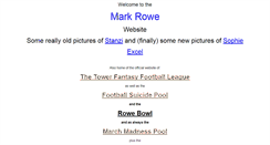 Desktop Screenshot of markrowecontest.com