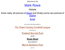 Tablet Screenshot of markrowecontest.com